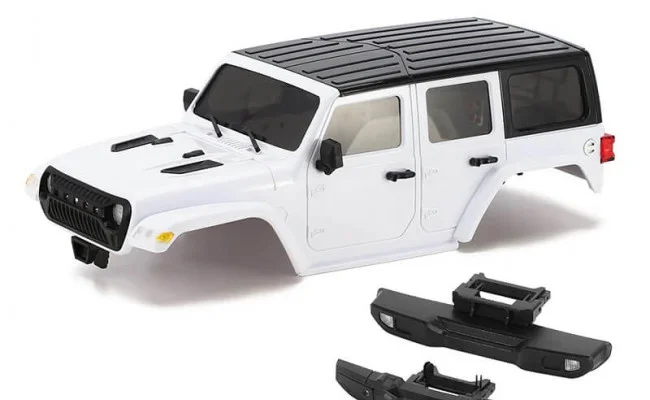 ABS HARDTOP BODY VOOR TRAXXAS TRX4M 155MM  WIT