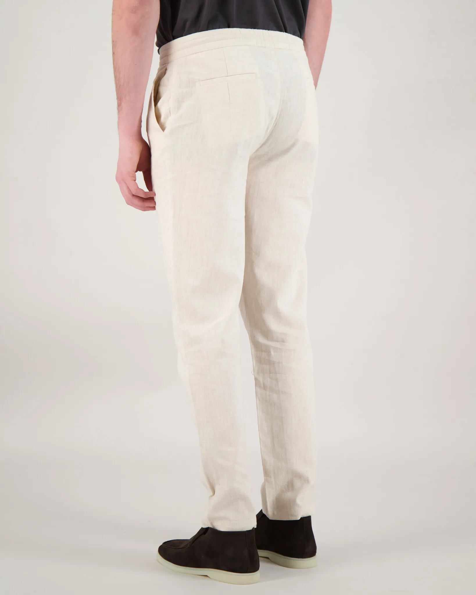 Aurélien  linen Seaside Trousers Pantalone Beige