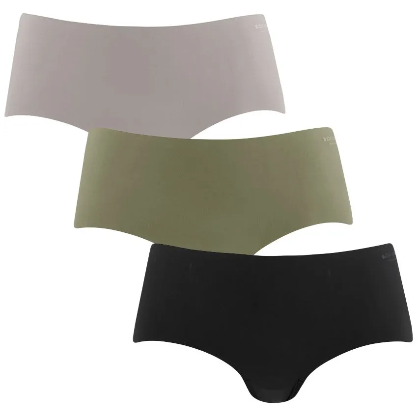 BJöRN BORG DAMES PERFORMANCE 3PACK MICROFIBER HIPSTERS MULTI  