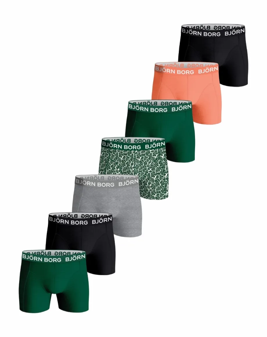 BOXERSHORT BJöRN BORG JUNIOR CORE BOXER MULTIPACK 1 (7PACK)