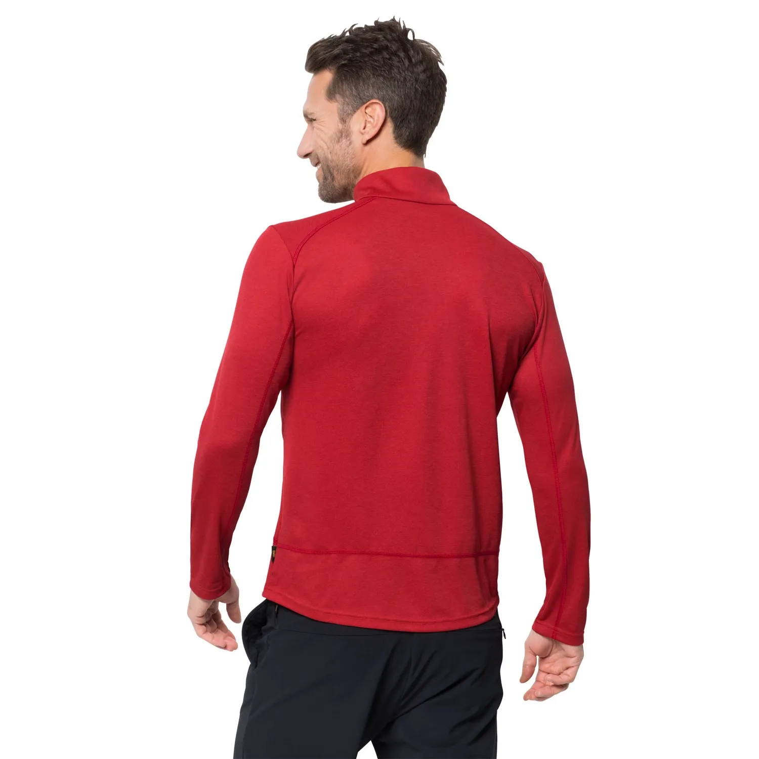 Skipully Jack Wolfskin Men Sky Range Halfzip Red Lacquer