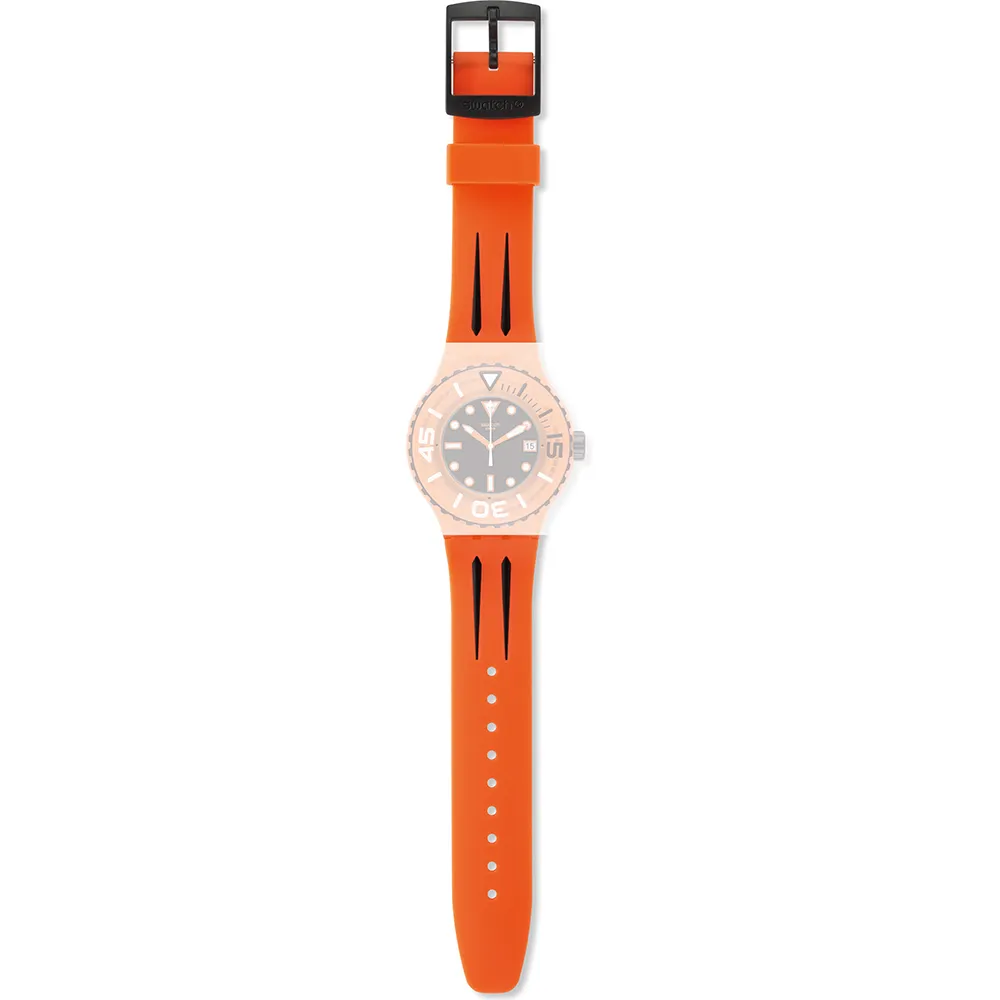 SWATCH PLASTIC  SCUBA LIBRE  SUU ASUUO400 SUUO400 SUNDOWNER HORLOGEBAND