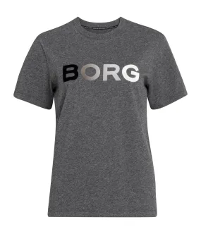 T-Shirt Björn Borg Women Sportswear Tee B Sport Anthracite Grey Melange