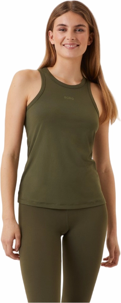 Tanktop Björn Borg Women Borg Racerback Tank Olive Night
