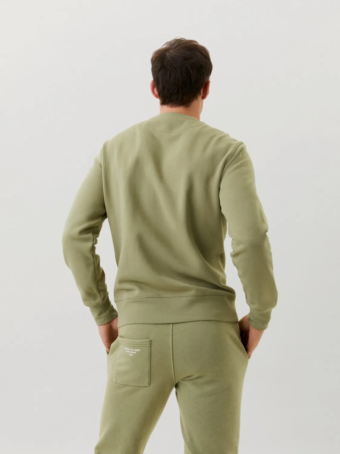 Trui Björn Borg Men Crew Centre Oil Green