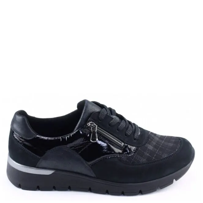 Waldlaufer 626 k 02 Veterschoenen Zwart