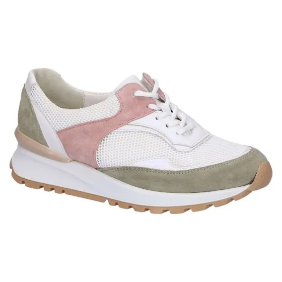 WALDLAUFER 792002 HCAROLIN SNEAKER MINT/ROSE ECRU