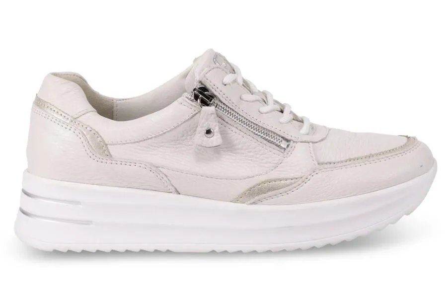 Waldlaufer Arianna offwhite Sneakers / veterschoenen