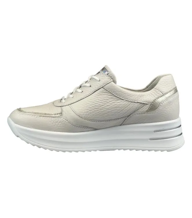 Waldlaufer Arianna offwhite Sneakers / veterschoenen